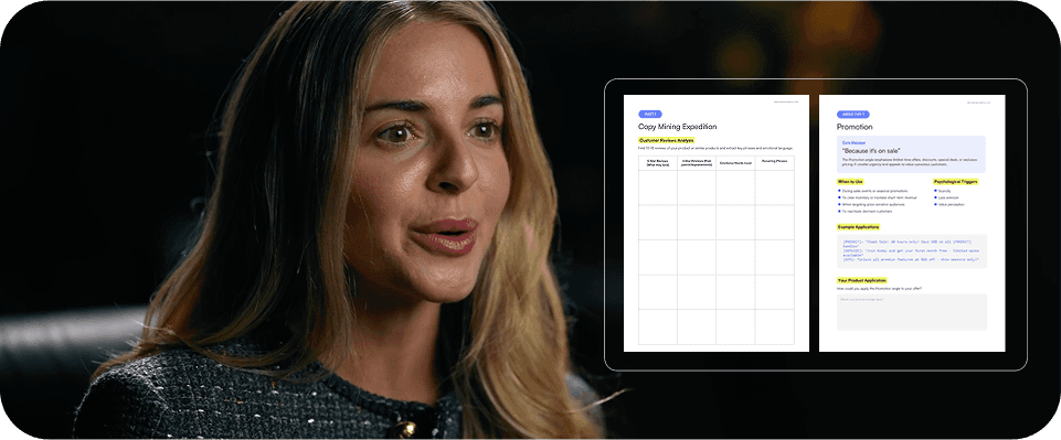 Course 301: Research & Insights - Mirella Crespi lesson with worksheets