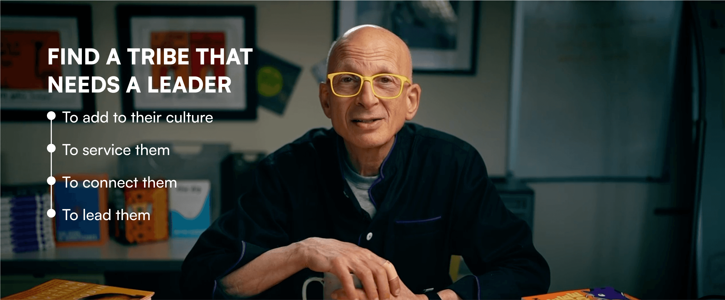 Course 101: Tribe Building on Social Media - Seth Godin teaching how to find a tribe that needs a leader